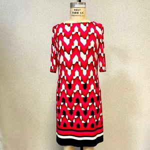 Eliza J Dress with 3/4 length sleeves in size 2